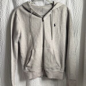 Polo by Ralph Lauren Light Gray Zip-Up Men's Sweater